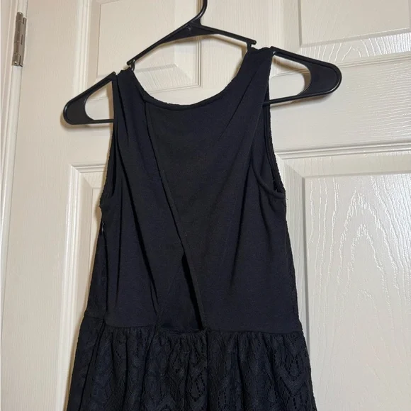 Xhilaration Black Textured Mini Dress - Picture 5 of 8